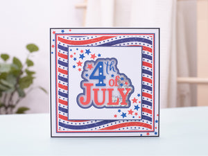 Stars & Stripes - Fourth of July Metal Die Set