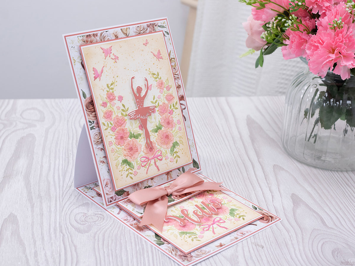 Floral Elegance 3D Embossing Folder 5" x 7"
