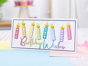 Crafter's Companion Birthday Celebrations Metal Dies - Birthday Wishes