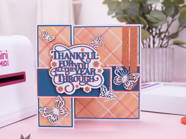 Thankful for You Sentiment Metal Die Set