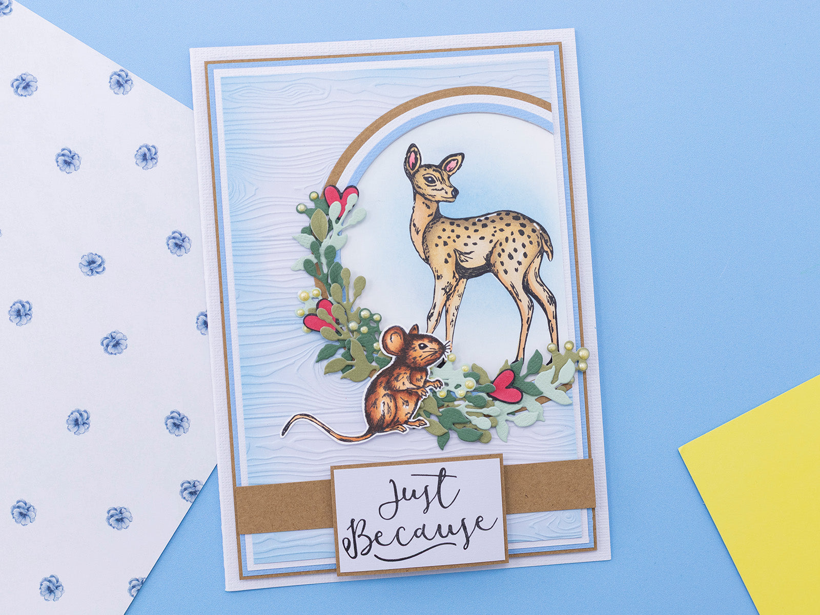 Wildwood Whimsy - Wood Grain 5" x 7" 3D Embossing Folder