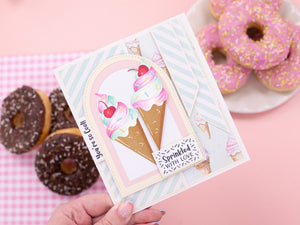Life is Sweet - Ice Cream-Themed Sentiment Stamp Set
