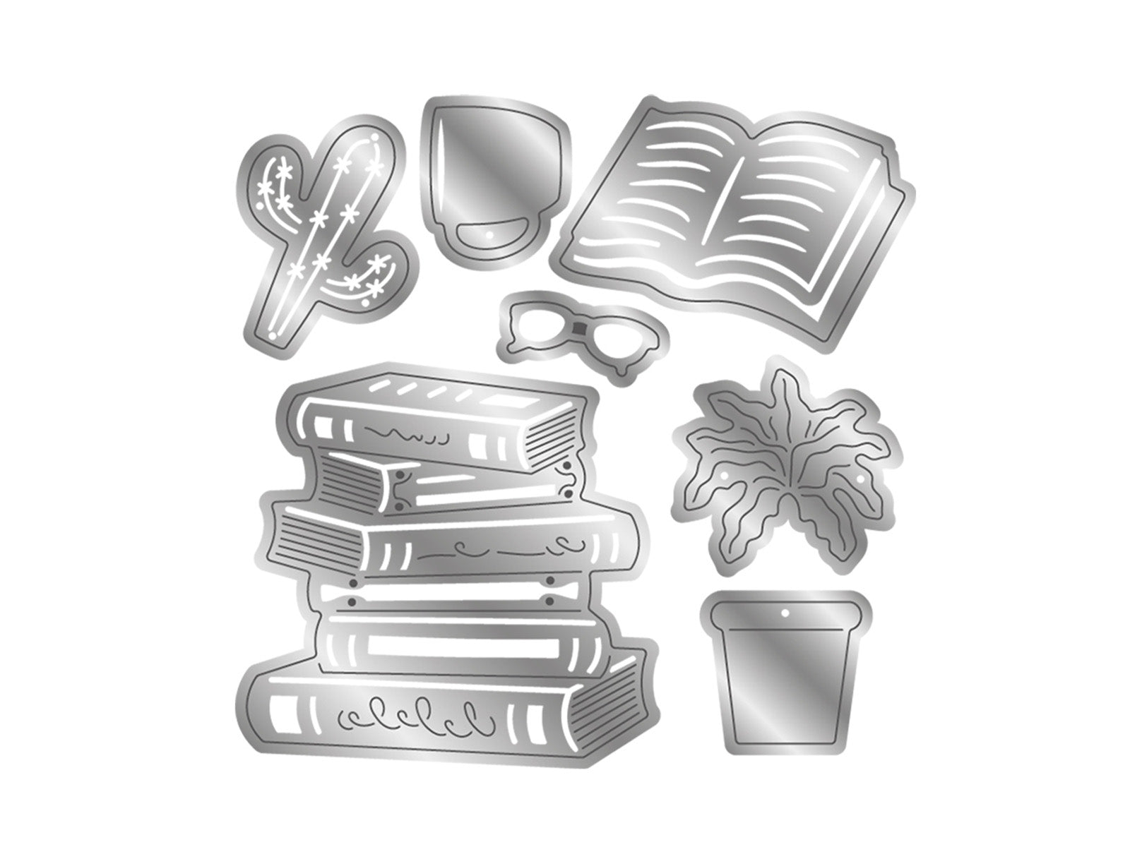 Bookworm Mini Metal Die Set