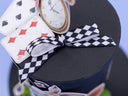 Tales of Wonderland - Black & White Harlequin Ribbon