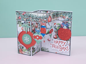 Hanging Christmas Baubles Metal Die Set