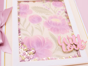 Blooming Peonies 3D Embossing Folder 5.5" x 5.5"