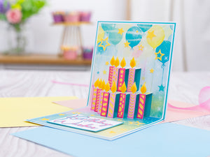Crafter's Companion Birthday Celebrations Metal Die - 3D Pop-Up Candles