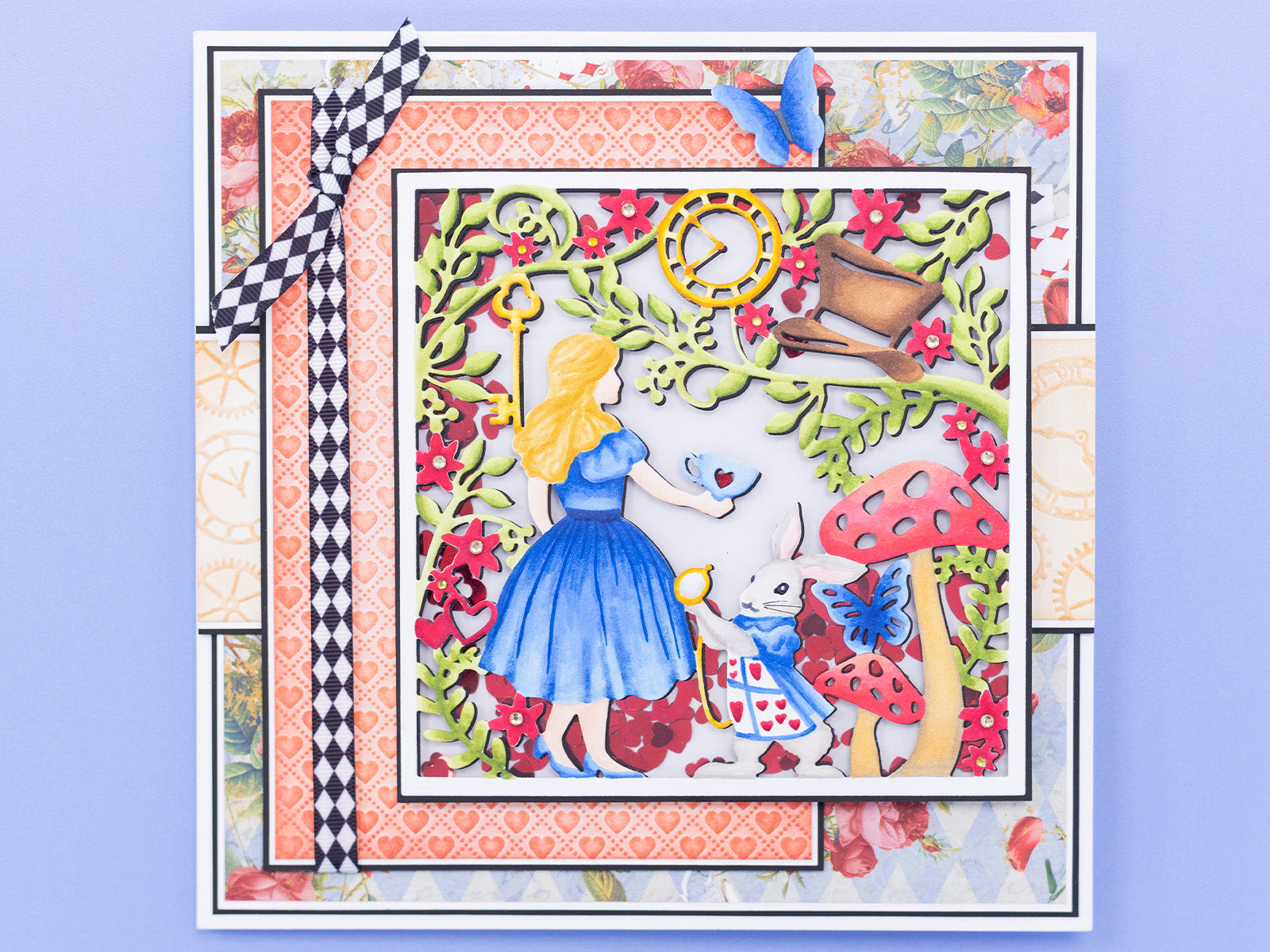 Tales of Wonderland - In Wonderland Create-a-Card Metal Die Set