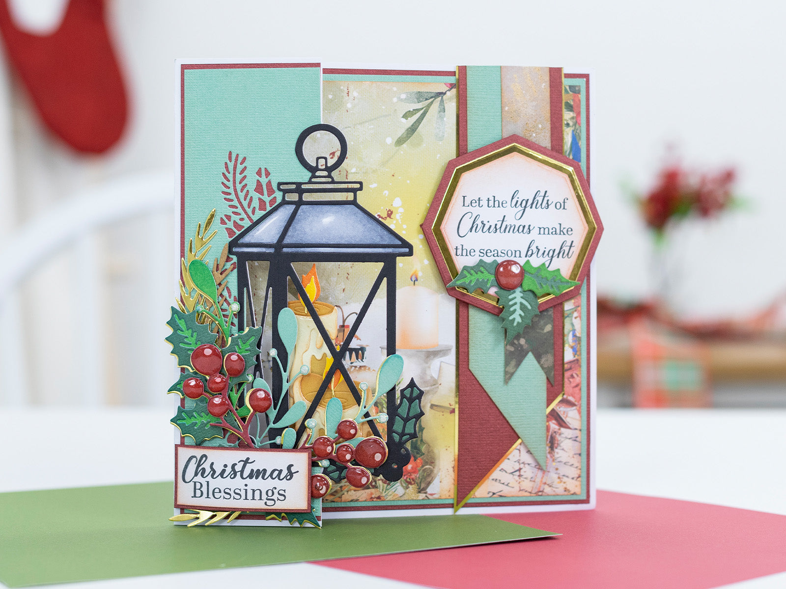 Christmas by Candlelight - Luxury Linen Cardstock - A4