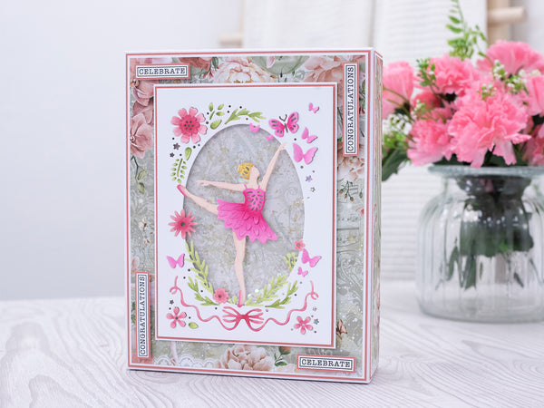 Dancing Ballerina Create-a-Card Metal Die