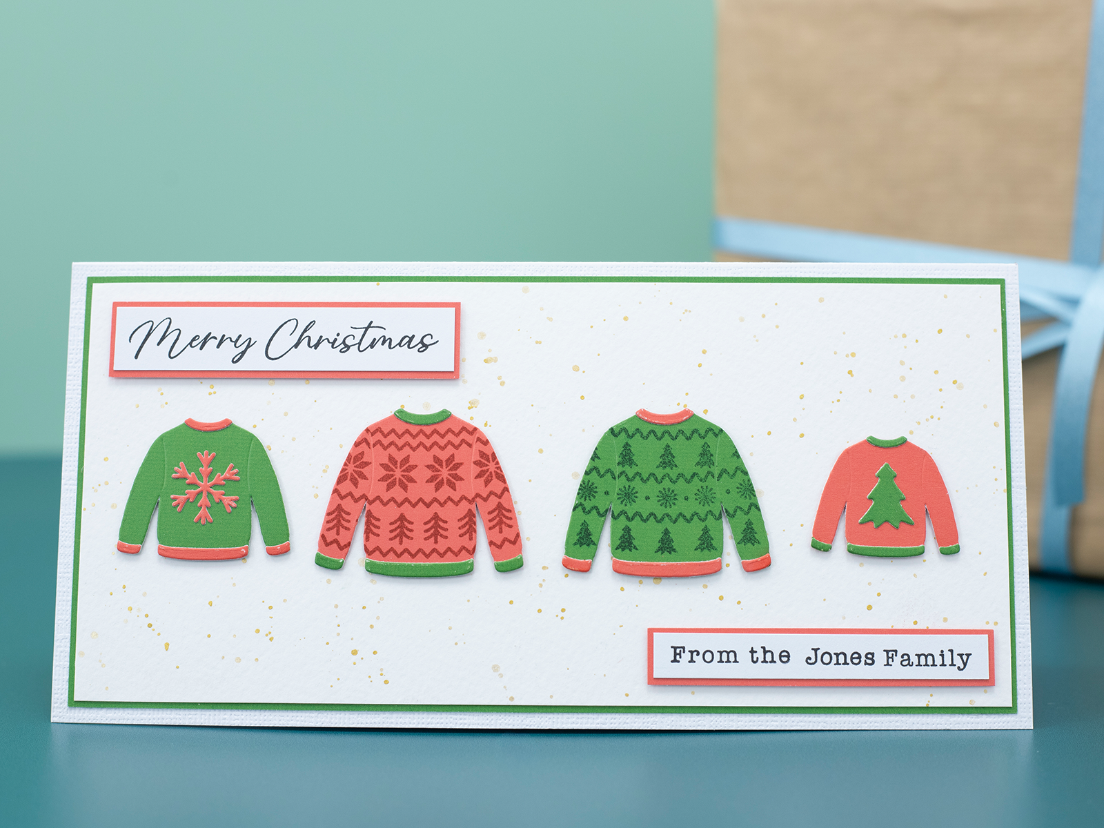 Personalisable Christmas Characters Stamp & Die Set