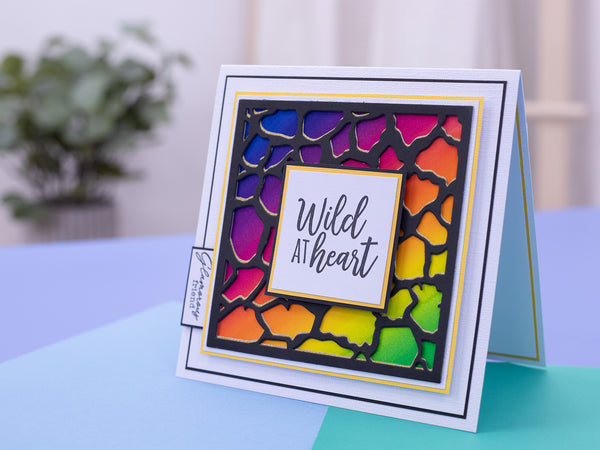 Animal Print Create-a-Card Metal Die Set