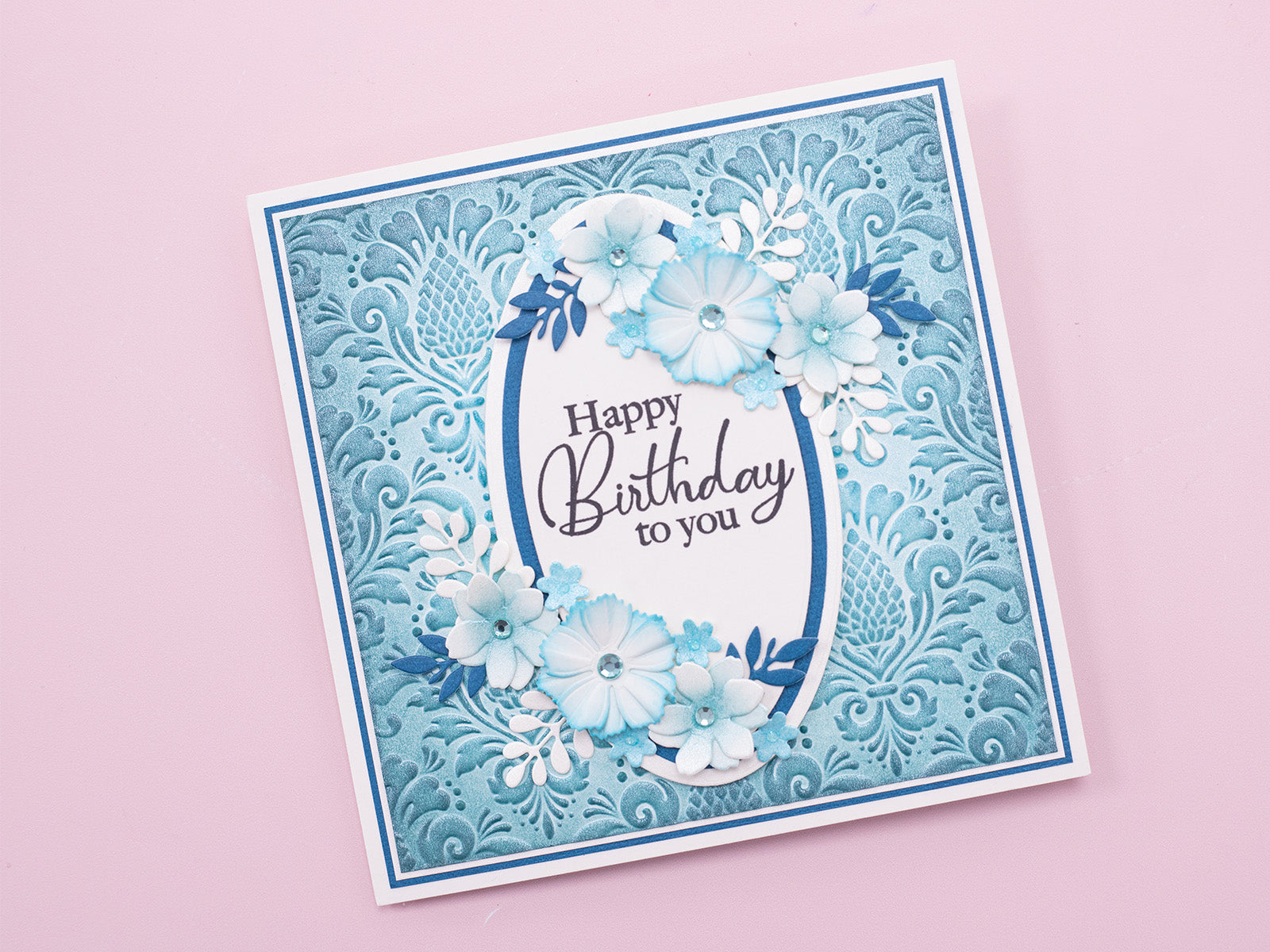 Regal Damask 3D Embossing Folder 5.5" x 5.5"