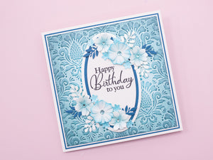 Regal Damask 3D Embossing Folder 5.5" x 5.5"