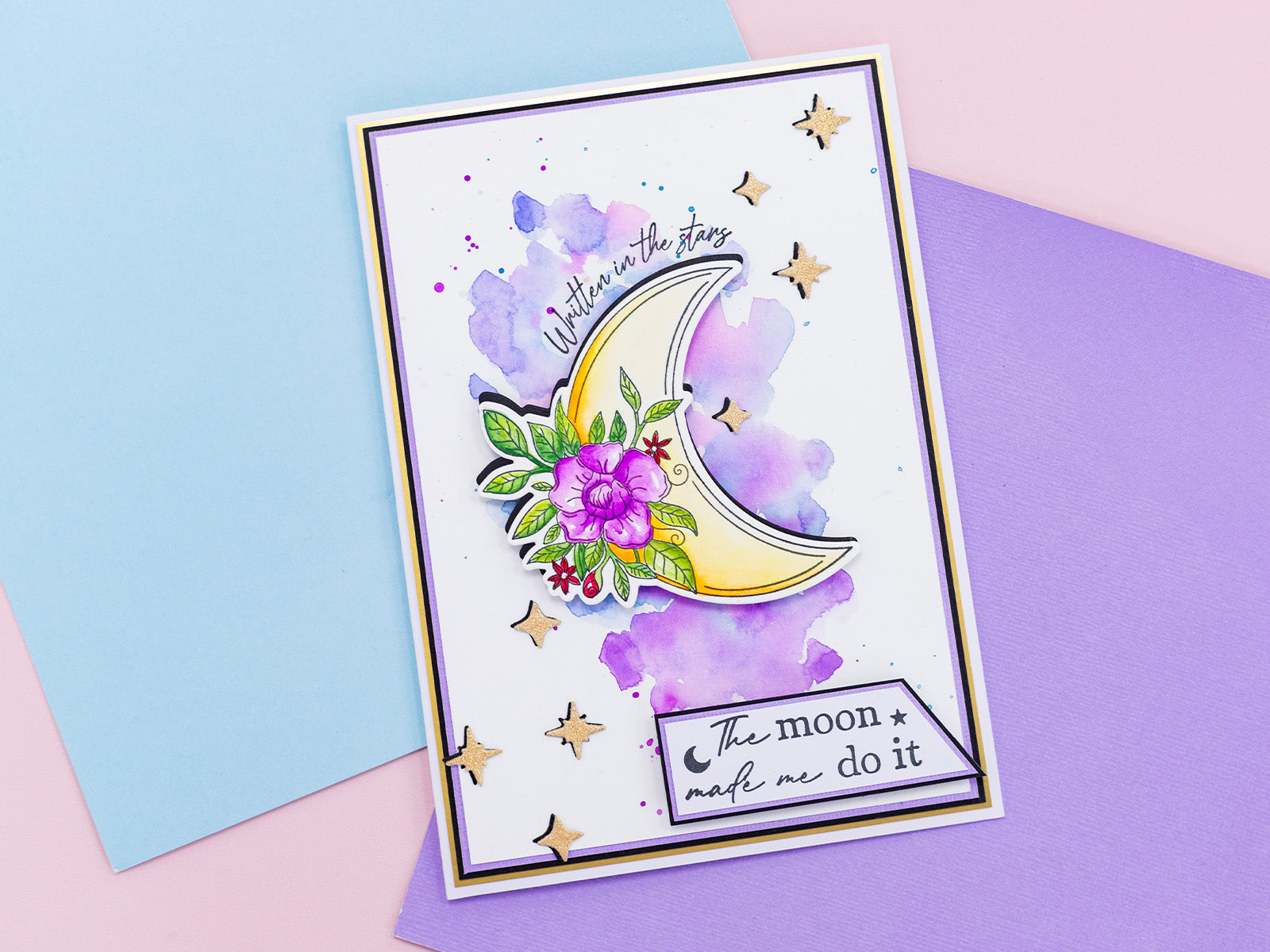 Natures Garden Lunar Blooms Stamp & Die - Moon Bloom