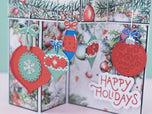 Christmas Bauble Sentiment Stencil & Metal Die Set