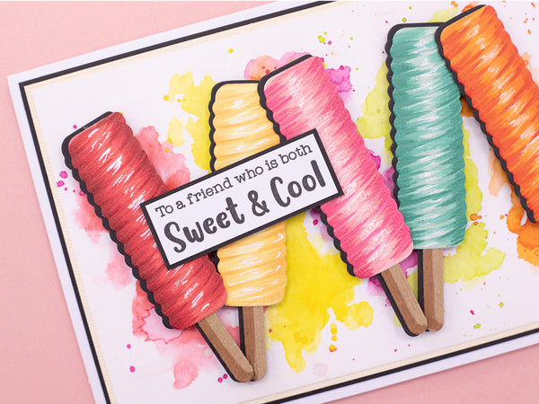 Life is Sweet - Ice Creams & Lollies Metal Die Set