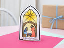 Nativity Stained Glass Window Metal Die Set