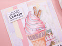 Life is Sweet - Pastel Pearlescent Vintage Ice Cream Paper Pad 6