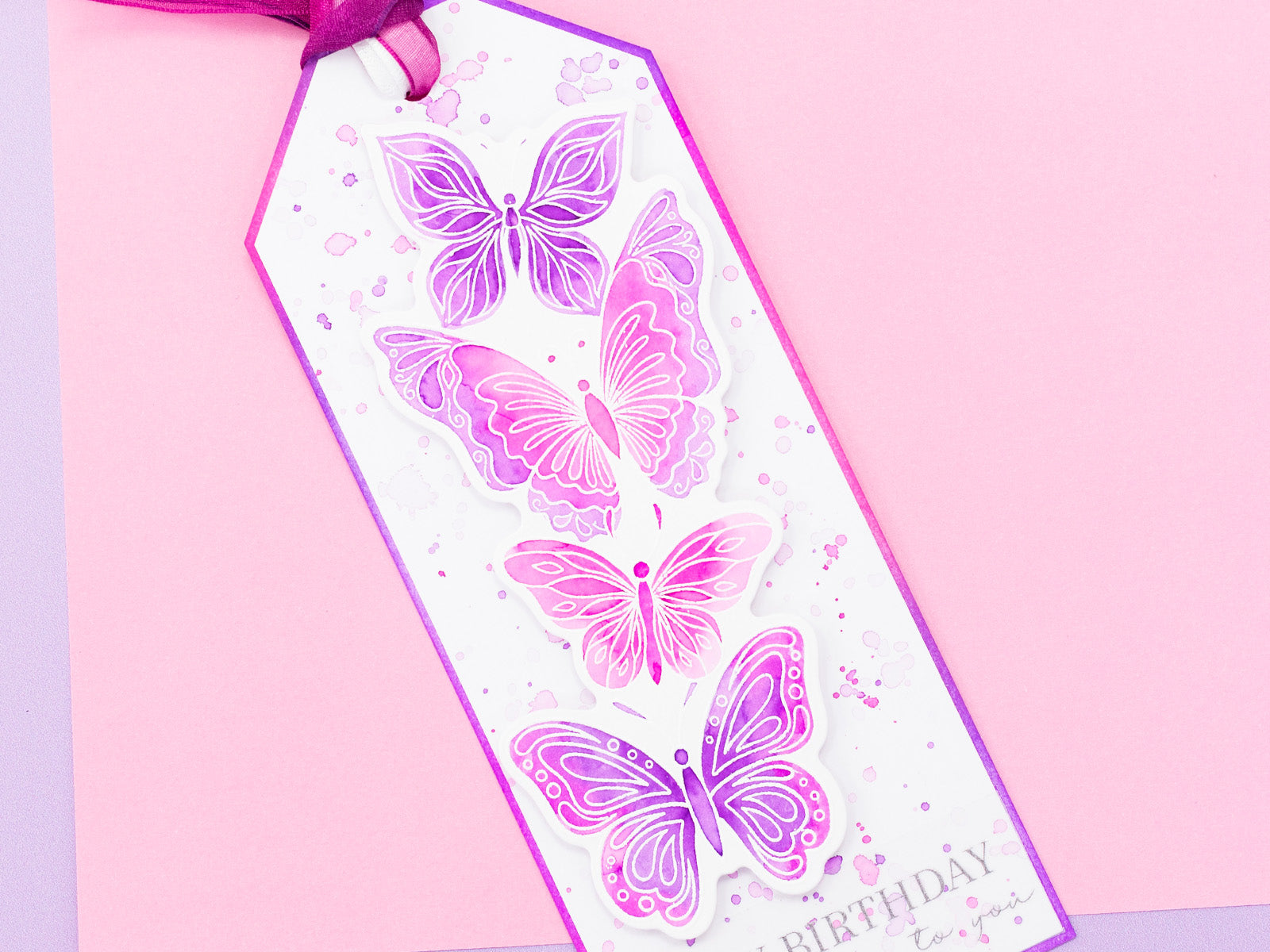 Butterfly Cluster Stamp & Metal Die