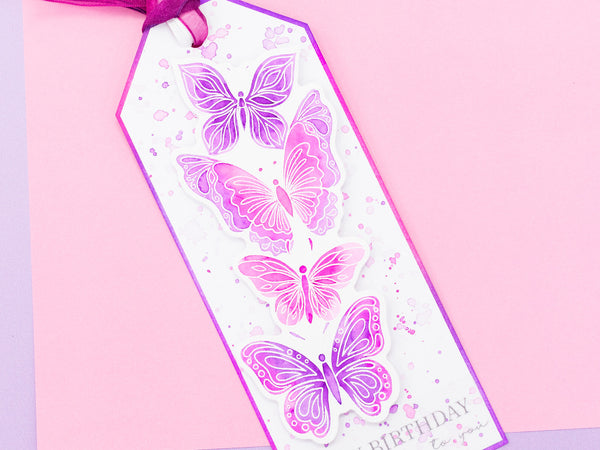 Butterfly Cluster Stamp & Metal Die