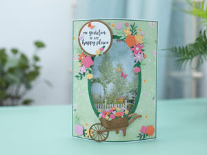 Nature's Garden Summer Garden - Flower Cart & Bicycle Metal Die Set