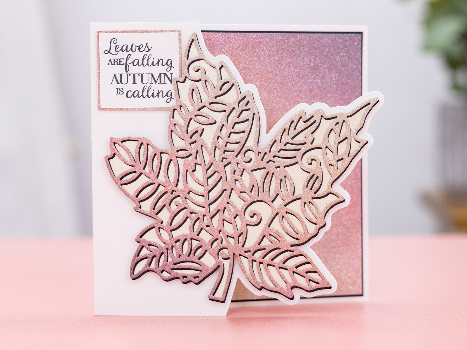 Crafter's Companion 6" x 6" Ombre Glitter Pad - Warm Tones