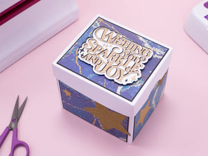 Sparkle & Joy Sentiment Metal Die Set