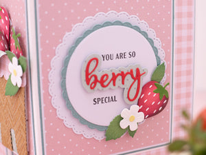 Berry Bliss - Berry Sentiment Stamp & Metal Die Set