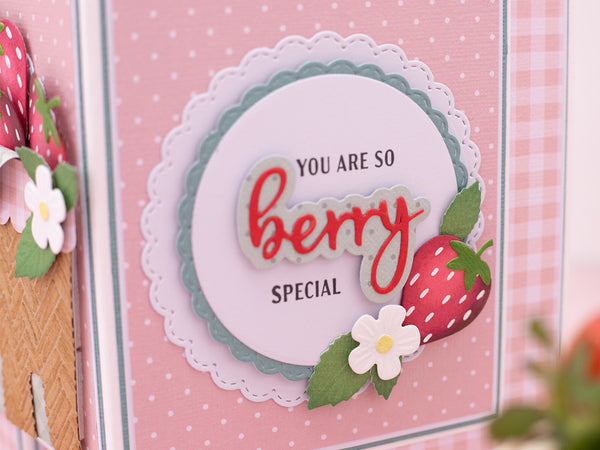 Berry Bliss - Berry Sentiment Stamp & Metal Die Set