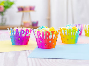 Crafter's Companion Birthday Celebrations Metal Dies - Cupcake Wrapper