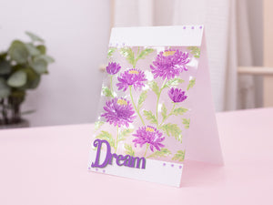 Chrysanthemums 3D Embossing Folder 5.5" x 5.5"