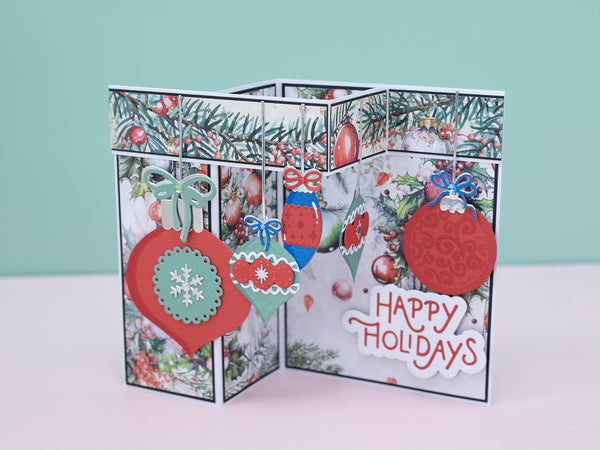 Christmas Baubles Paper Pad 12