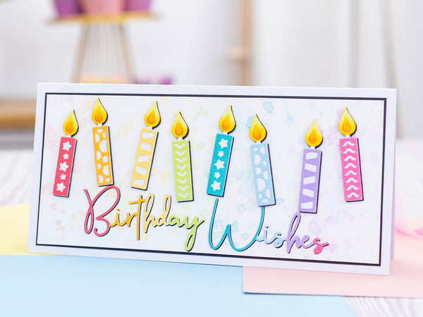 Crafter's Companion Birthday Celebrations Metal Die - 3D Pop-Up Candles