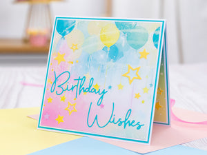 Crafter's Companion Birthday Celebrations Metal Dies - Birthday Wishes