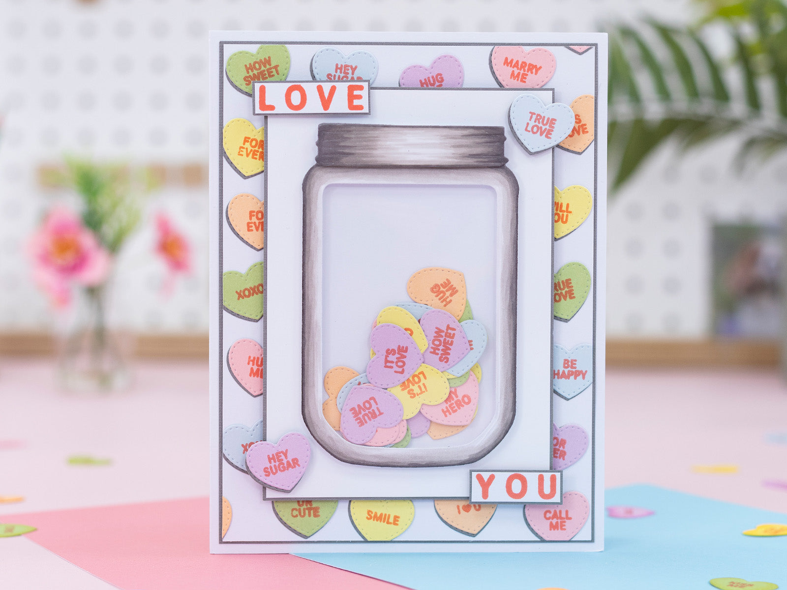 Crafter’s Companion Stamp & Die Kit - Love Hearts