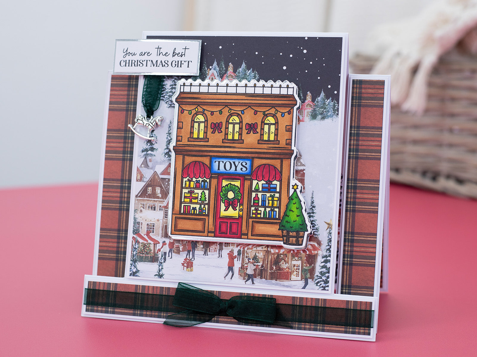 Santa's Toyshop Paper Pad 12" x 12"