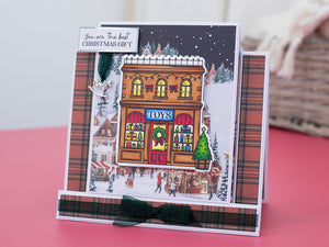 Santa's Toyshop Paper Pad 12" x 12"