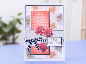 Tales of Wonderland - Black & White Harlequin Ribbon