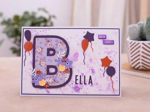 Large Alphabet Stencil & Metal Die Set