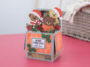 Dressed Up Teddy Bear Metal Die & 2D Embossing Folder Set
