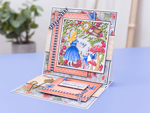 Tales of Wonderland - Hearts 2D Embossing Folder 5" x 7"