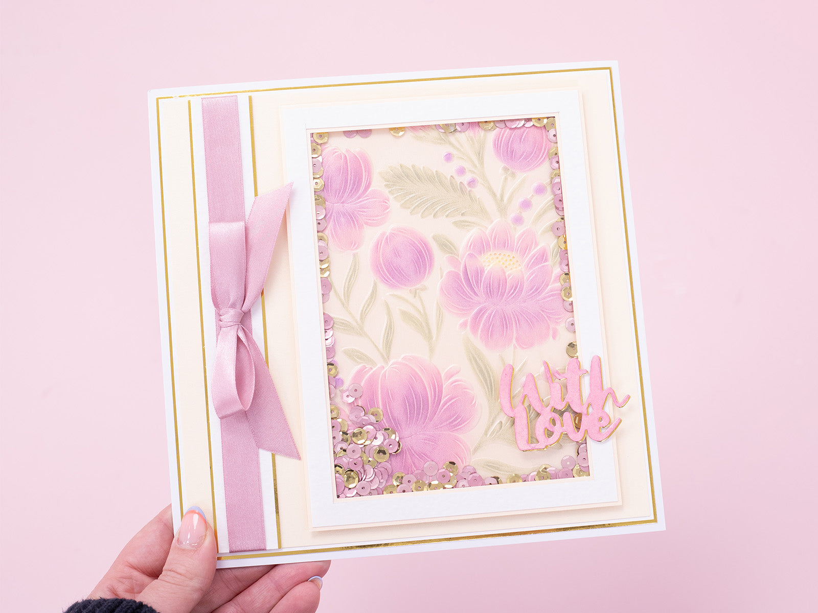 Blooming Peonies 3D Embossing Folder 5.5" x 5.5"