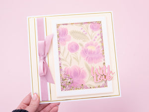 Blooming Peonies 3D Embossing Folder 5.5" x 5.5"