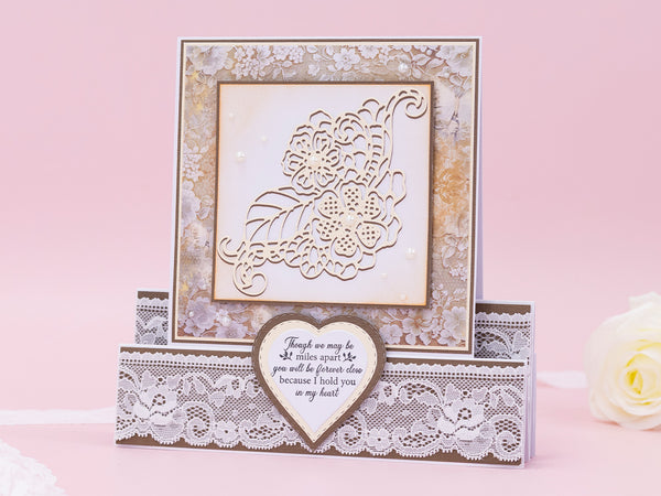 Sara Signature Antique Lace - Banners & Heartfelt Sentiments Stamp Set