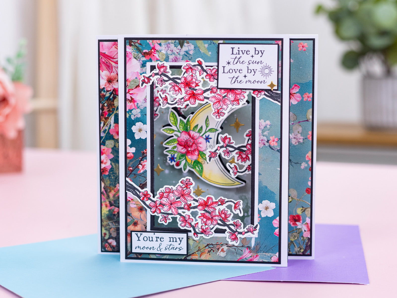 Natures Garden Lunar Blooms - 12”x12” Paper Pad