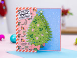 Crafter's Companion Retro Christmas Collection Metal Die Edge'able - Christmas Tree