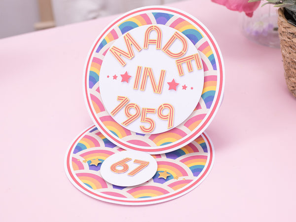 Retro Alphabet Metal Die Set