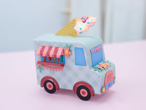 3D Ice Cream Van Metal Die & Stencil Set