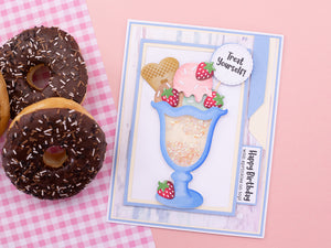Life is Sweet - Ice Cream Sundae Metal Die Set